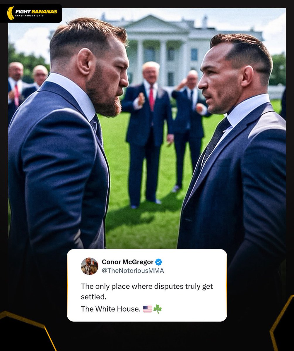 McGregor v Chandler at The White House 🤯