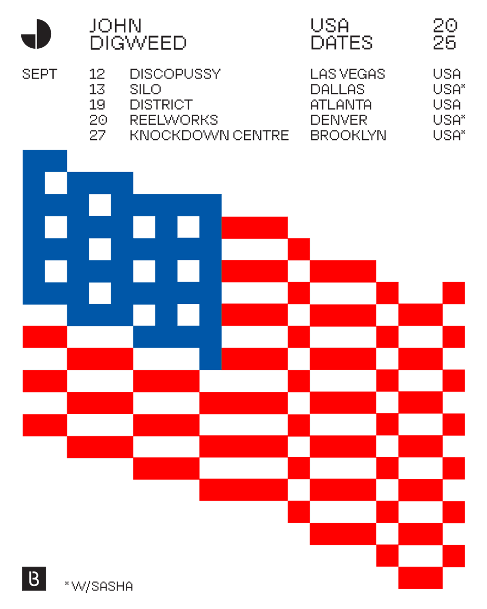 DJJohnDigweed's tweet image. Happy July 4th
See you soon in September
Tickets and info - linktr.ee/djjohndigweed