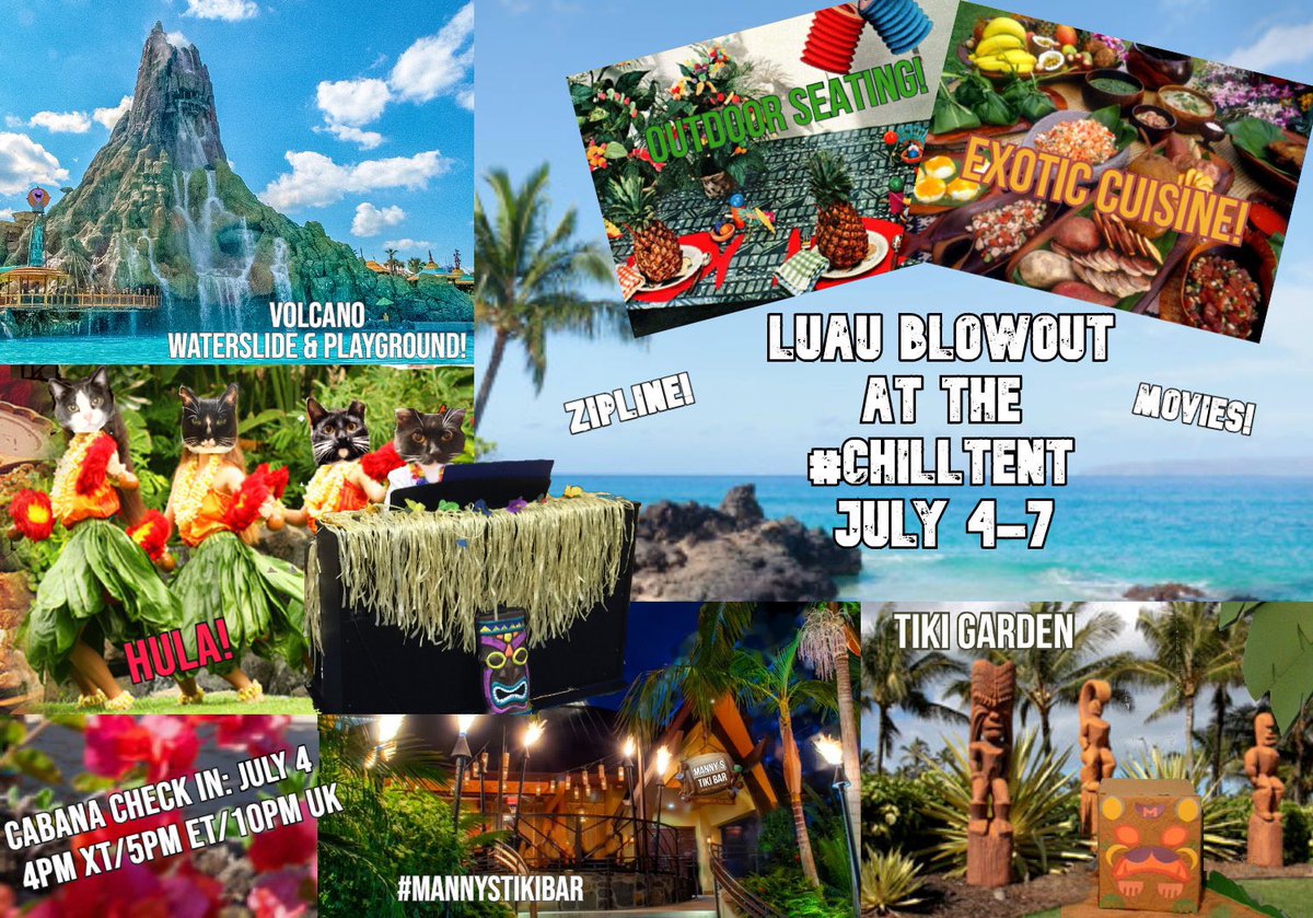 Hello #Anipals

Are mew as excited as I am about the #Xanawu 2025 Luau Blowout?

It kicks off in a few hours. So many activities planned over the next few days. 

Make sure to check in for mews Cabana today 4pm XT/ 5pm ET/ 10pm UK 

#Chilltent #XCats #XPups #WuggieCommunity