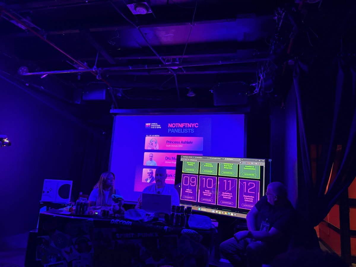 NOTNFTNYC's tweet image. It was unreal when @UnrealKingdoms started giving away Xbox & PlayStation
They also showcased some amazing features for their game and a quick demo