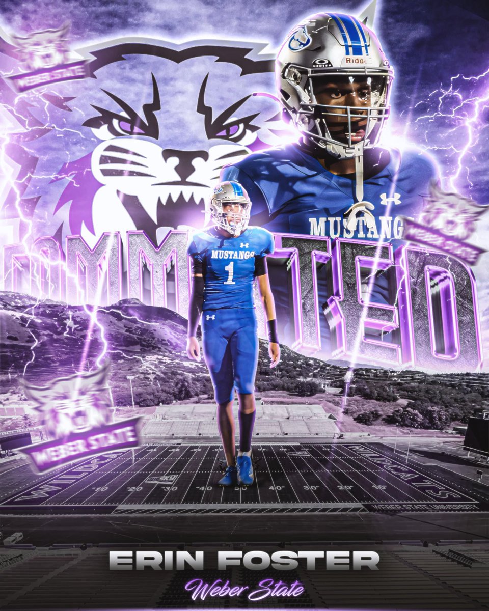 ErinFoster1 (@erinfoster26) on Twitter photo I am blessed to say that I am committed to Weber State University 💜🖤#GoWildcats <a href="/mmental7/">Mickey Mental</a> <a href="/keilanbenjamin/">Keilan benjamin</a> <a href="/weberstatefb/">Weber State Football</a> <a href="/BrandonHuffman/">Brandon Huffman</a> <a href="/247recruiting/">247Sports Recruiting</a> <a href="/MHHSFB/">Mountain House High School Football</a> I am blessed to say that I am committed to Weber State University 💜🖤#GoWildcats <a href="/mmental7/">Mickey Mental</a> <a href="/keilanbenjamin/">Keilan benjamin</a> <a href="/weberstatefb/">Weber State Football</a> <a href="/BrandonHuffman/">Brandon Huffman</a> <a href="/247recruiting/">247Sports Recruiting</a> <a href="/MHHSFB/">Mountain House High School Football</a>