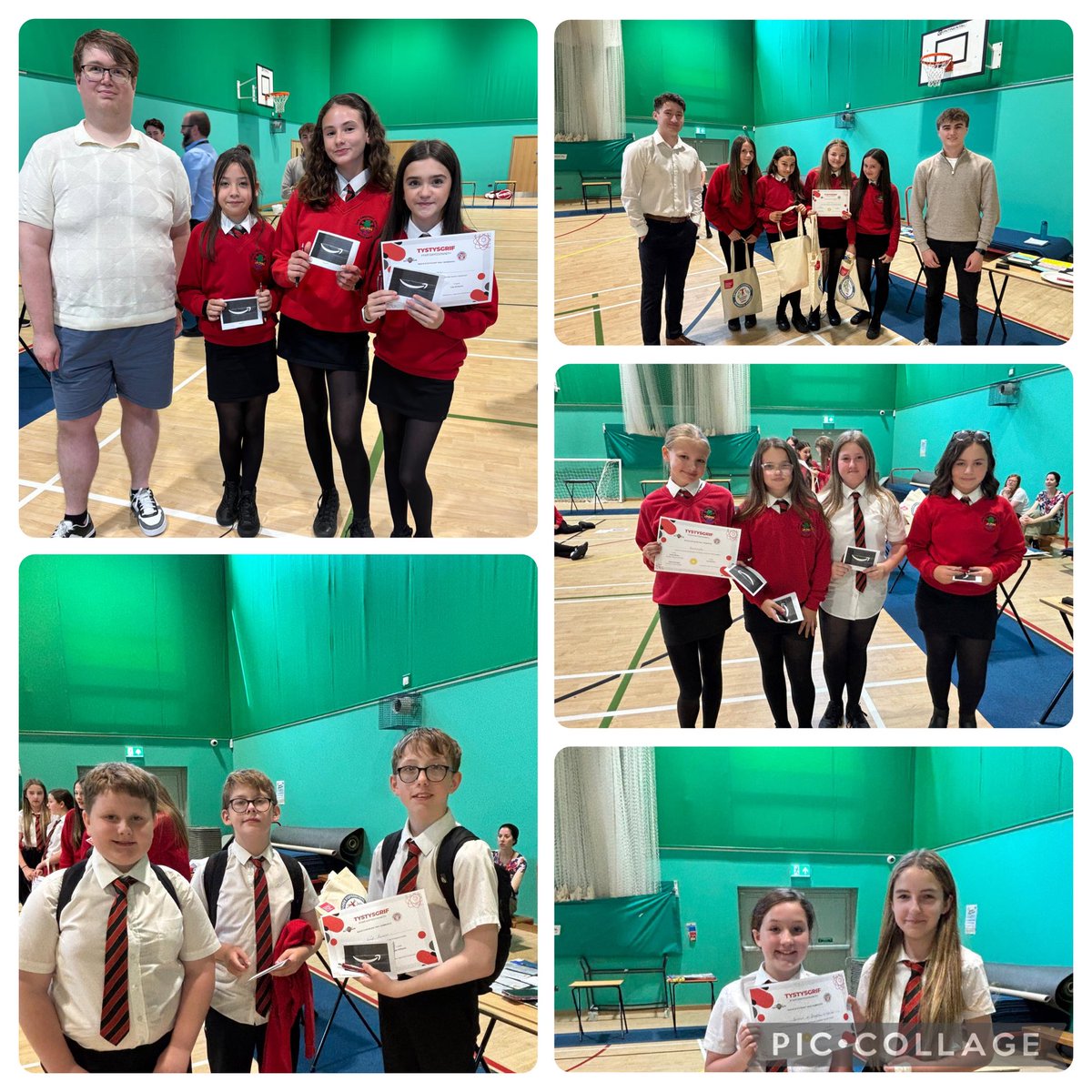 Gwydd Rhydywaun (@gwyddrhydywaun) on Twitter photo Dydd arbennig yn ein ffair Gwyddoniaeth. Da iawn pob un ohonoch, roeddech wedi creu argraff arbennig 🎉 Rhai lluniau o’r goreuon gyda’r beirniaid. Diolch pawb! <a href="/Rhydywaun/">Ysgol Rhydywaun</a> <a href="/bl7rhydywaun/">@BL7Rhydywaun</a> <a href="/AledBryant/">Aled Bryant</a> Dydd arbennig yn ein ffair Gwyddoniaeth. Da iawn pob un ohonoch, roeddech wedi creu argraff arbennig 🎉 Rhai lluniau o’r goreuon gyda’r beirniaid. Diolch pawb! <a href="/Rhydywaun/">Ysgol Rhydywaun</a> <a href="/bl7rhydywaun/">@BL7Rhydywaun</a> <a href="/AledBryant/">Aled Bryant</a>
