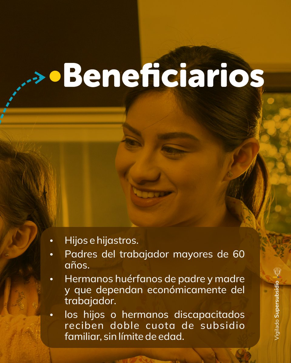comfaboy's tweet photo. ¿Eres afiliado a Comfaboy? 💡
Conoce la Cuota Monetaria, un subsidio mensual por tus beneficiarios:
👧 Hijos
👴 Padres mayores de 60
♿ Personas con discapacidad (¡doble cuota!)
💰 $54.400 zona urbana
🌾 $62.600 agropecuario
#CuotaMonetaria #Comfaboy #SubsidioFamiliar https://t.co/MqtOZnCxP9