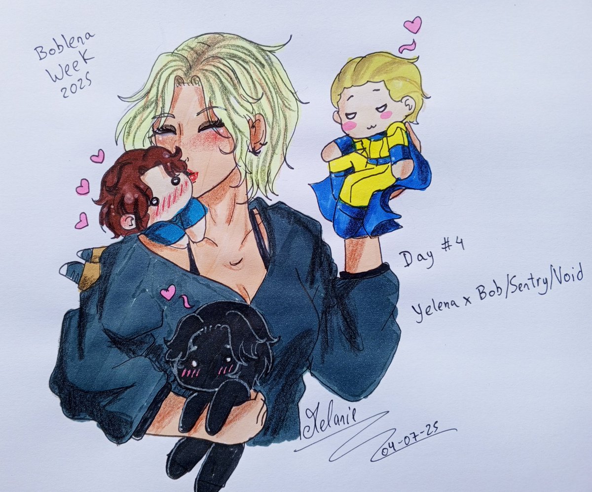 #boblenaweek25
Day 4: Yelena x Bob/ Sentry/Void

My Shaylas 🥺💖🫶🏻

#boblena #boblenaweek #fanart #marvel #thunderbolts #bobreynolds #robertreynolds #yelenabelova #sentrywidow #sentrylight #voidlena