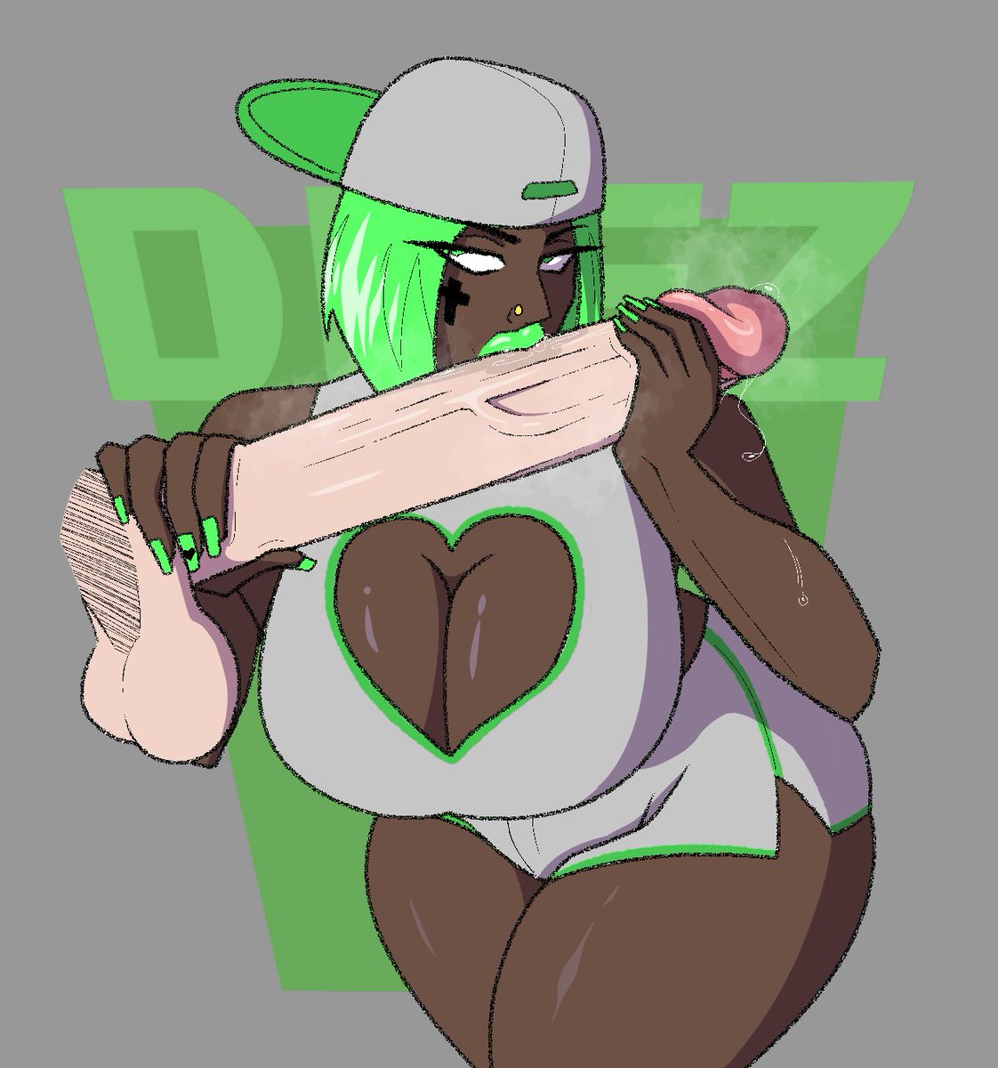 Deez just doing what she does best 

[oc belongs to <a href="/DeezySempai/">Biggs</a> ]
