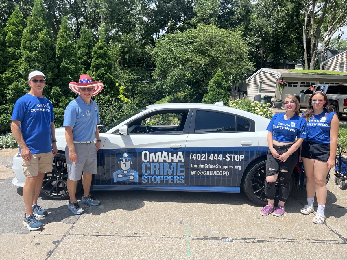 CrimeOpd's tweet image. Thanks to the City of Ralston for inviting us to be a part of today’s 4th of July parade! Our awesome volunteers had a great time on the parade route! We even saw some of our friends from @RalstonPolice. Have fun celebrating, everyone! Be safe! #IndependenceDay #Happy4thofJuly