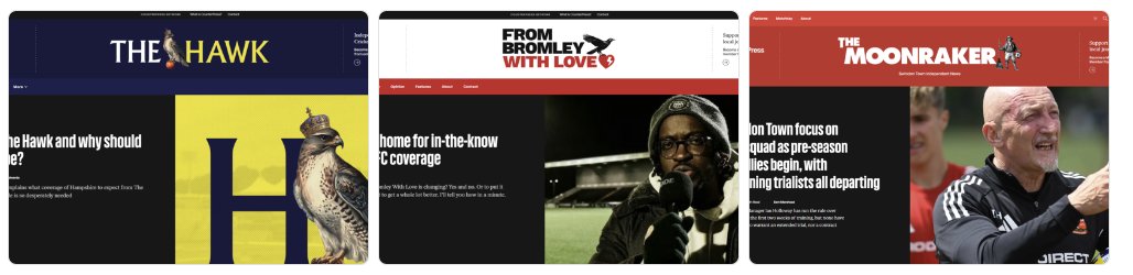 Such a proud day.

We've taken concept to reality, to the first seeds of a real future for regional sports journalism.

Please, if it's your thing, support <a href="/bromleywithlove/">From Bromley with Love</a> and <a href="/hawkhampshire/">The Hawk</a> - the model is how high-quality coverage of your club sustains.