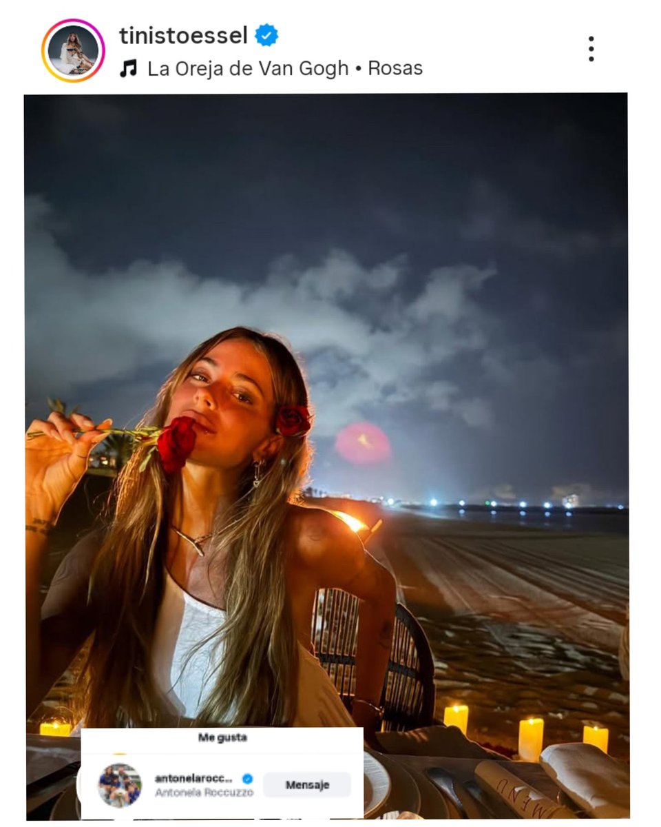 Antonela, la esposa de Messi, ya le dió su like a Tini . La quiero jjs💕