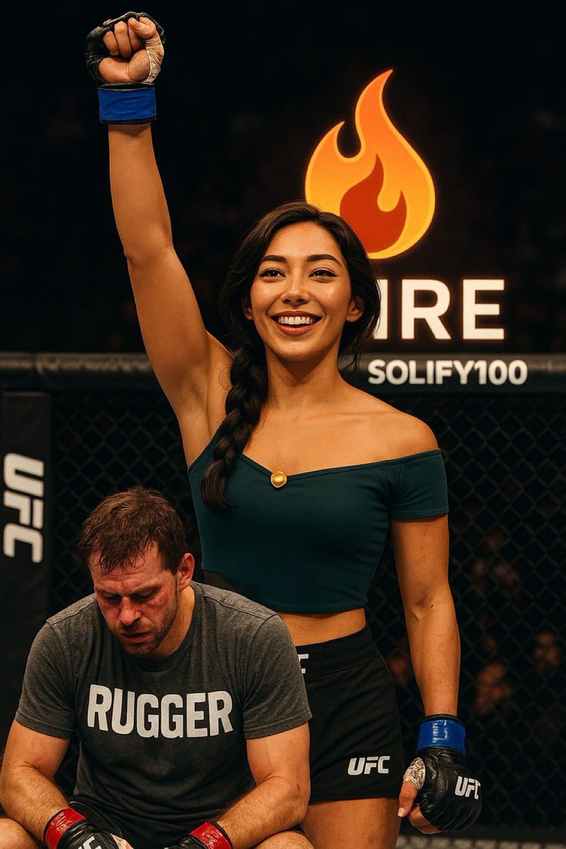Solify100's tweet photo. @CryptoFightWeek Put our agent Thera in the ring!!! #TheraChallenge #mma #CryptoFightWeek https://t.co/m71ZvFktlz