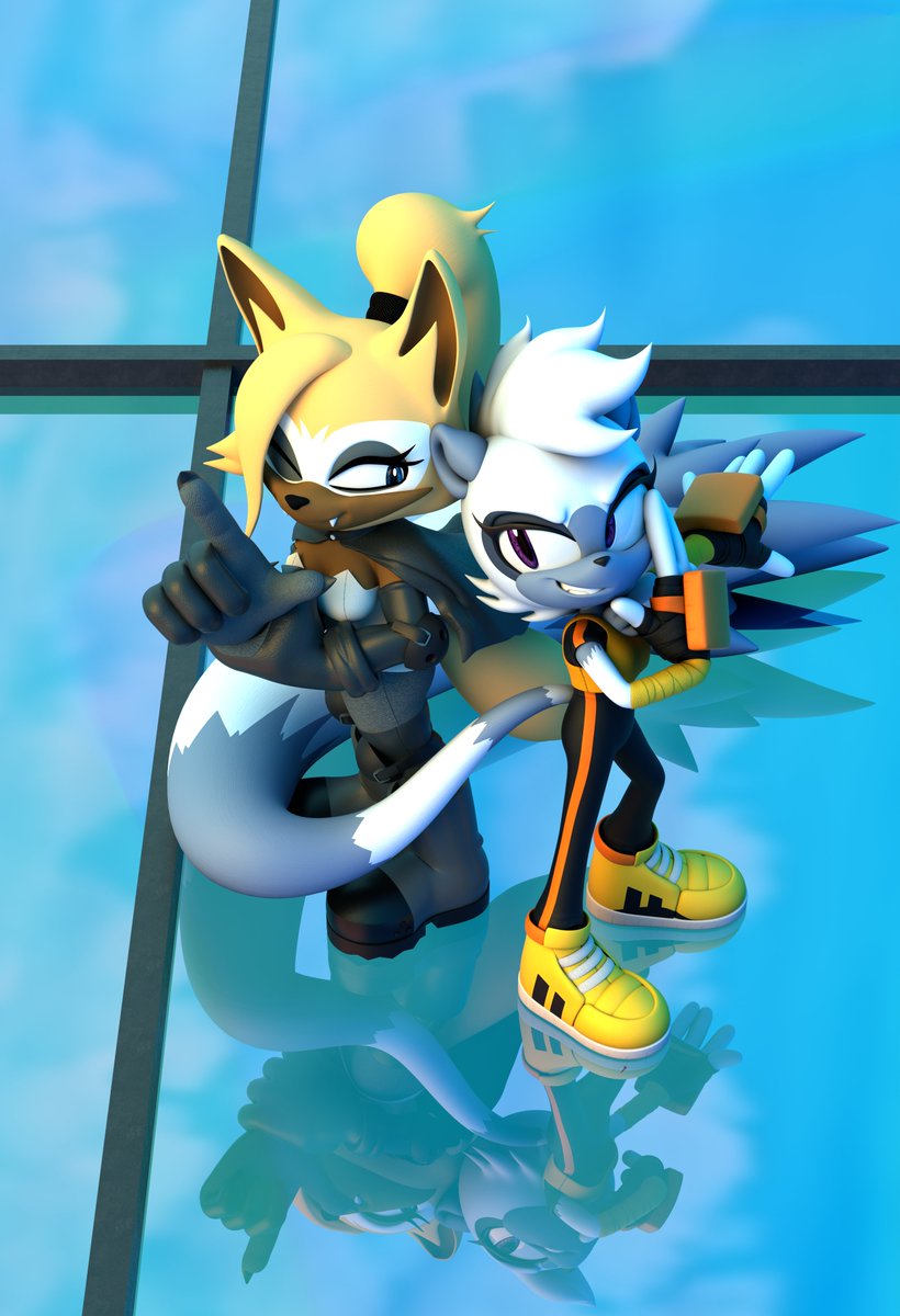"Where Our Blue Is"
Finally I can make renders with these 2!
Am open to pose suggestions with them too!
Models and Render by me.
#SonicTheHedgehog #IDWsonic #tanglethelemur #whisperthewolf #whispangle #b3d