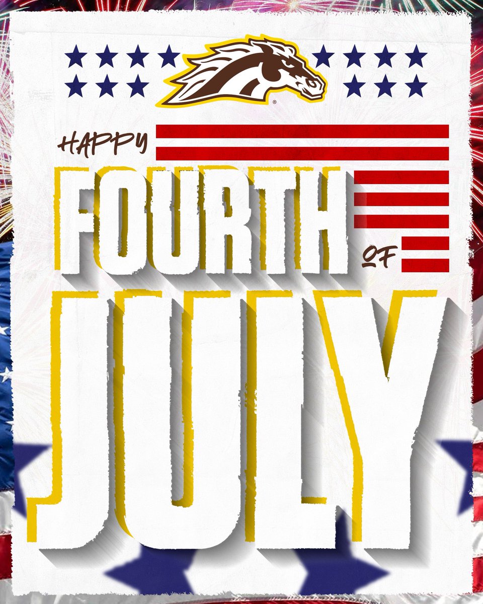 Thank you <a href="/pawlakjoe/">Joe Pawlak</a> happy 4th🇺🇸<a href="/WMU_Football/">Western Michigan Football</a>