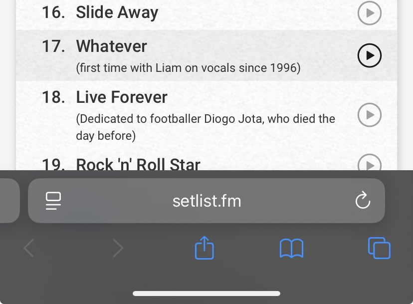 Fitting tribute to Jota and nice stat for Oasis song Whatever