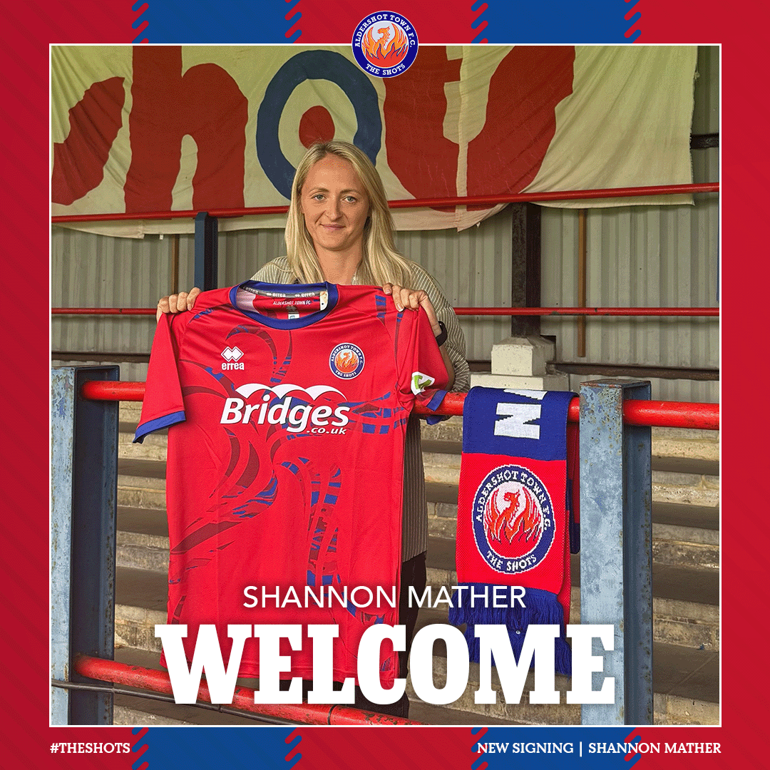 WomensATFC's tweet image. The final signing to introduce today is Shannon Mather 🤝
A natural leader, Mather will bring experience and versatility to the Shots and is looking forward to being a part of the new chapter in women’s football at Aldershot Town 😍
Welcome to the Shots, Shannon ❤️💙
