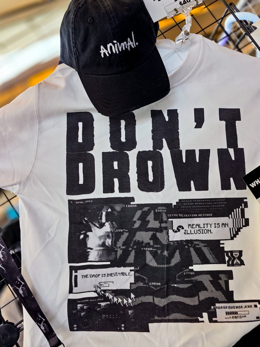anthrocon  - if you’ve been waiting to grab a don’t drown shirt, don’t wait much longer.

we’re almost out for the weekend:
2 small, 1 large, 1 x-large left.

note: these are streetwear-style cuts and run slightly large.