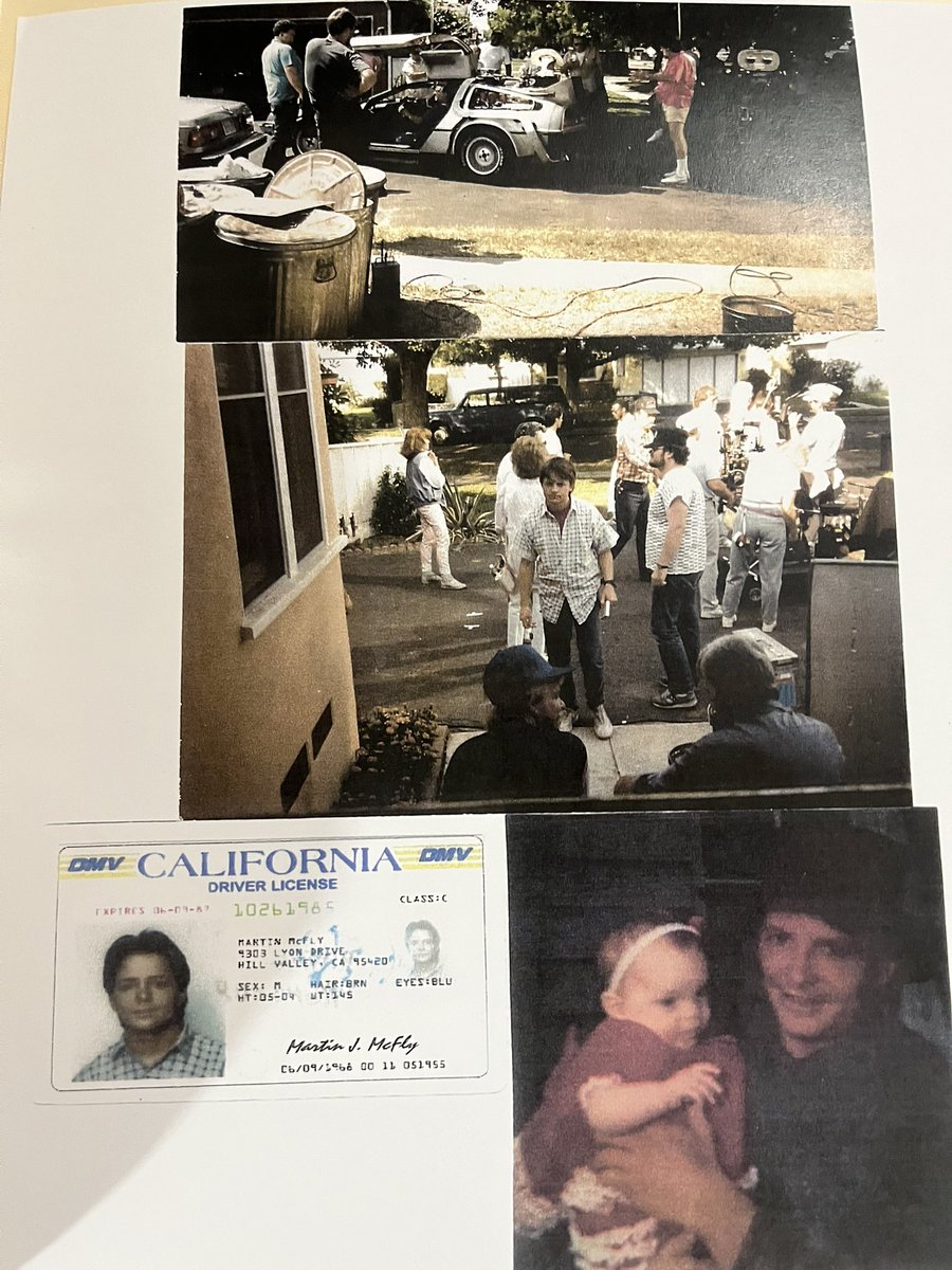 eddy_texmal's tweet photo. The lady told me she already lived there when the movie was filmed and she gave some photos she took when the movie was been filming. Michael J Fox was carrying her daughter in one of the photos. She was very nice. https://t.co/qgDfI68vyc