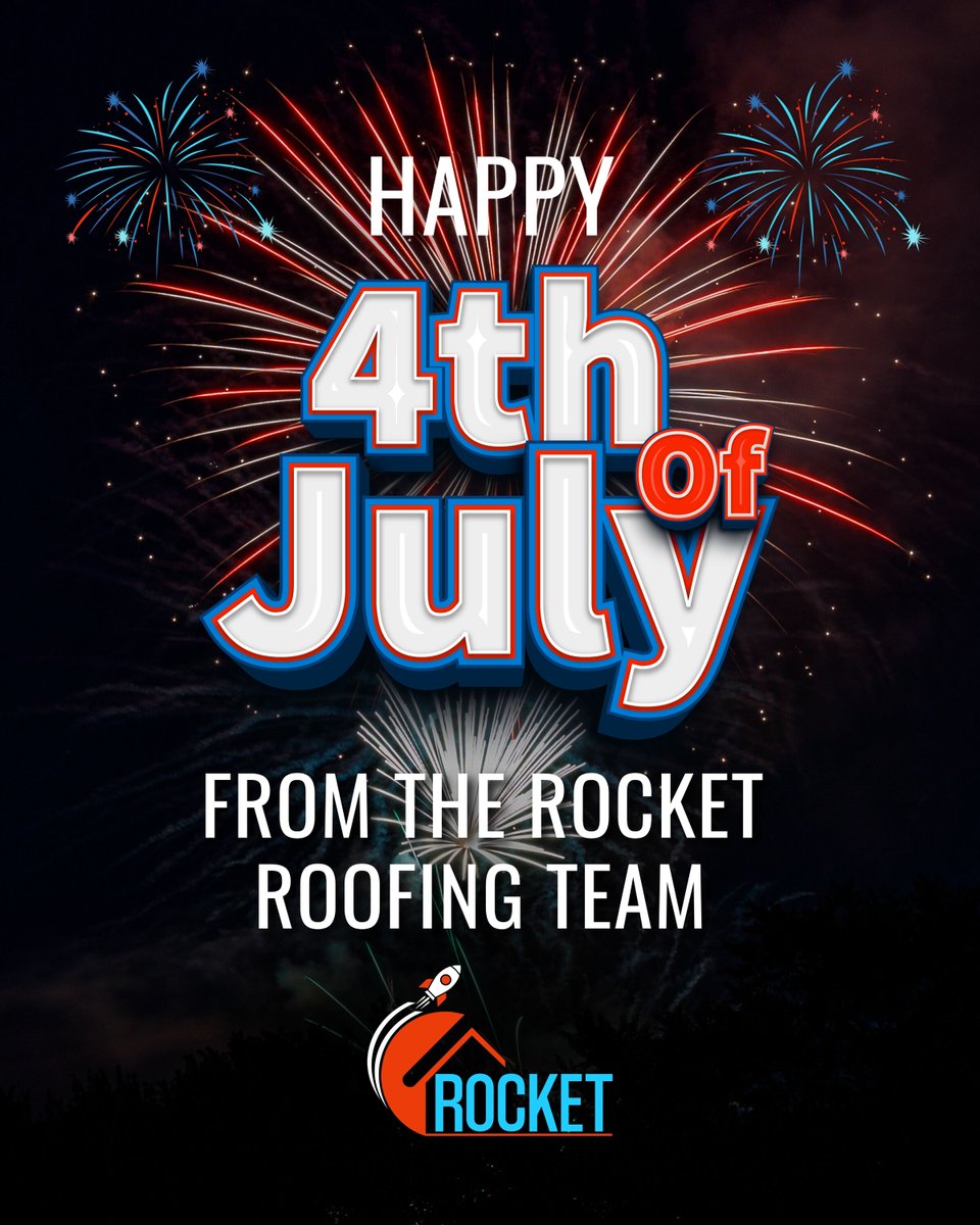 🎆 Happy 4th of July from the Rocket Roofing family! 🎆

Proud to protect homes across Nebraska and grateful for the freedom we share. Wishing everyone a safe and memorable Independence Day! 🇺🇸🏡

#Happy4th #NebraskaProud #RocketRoofing #IndependenceDay