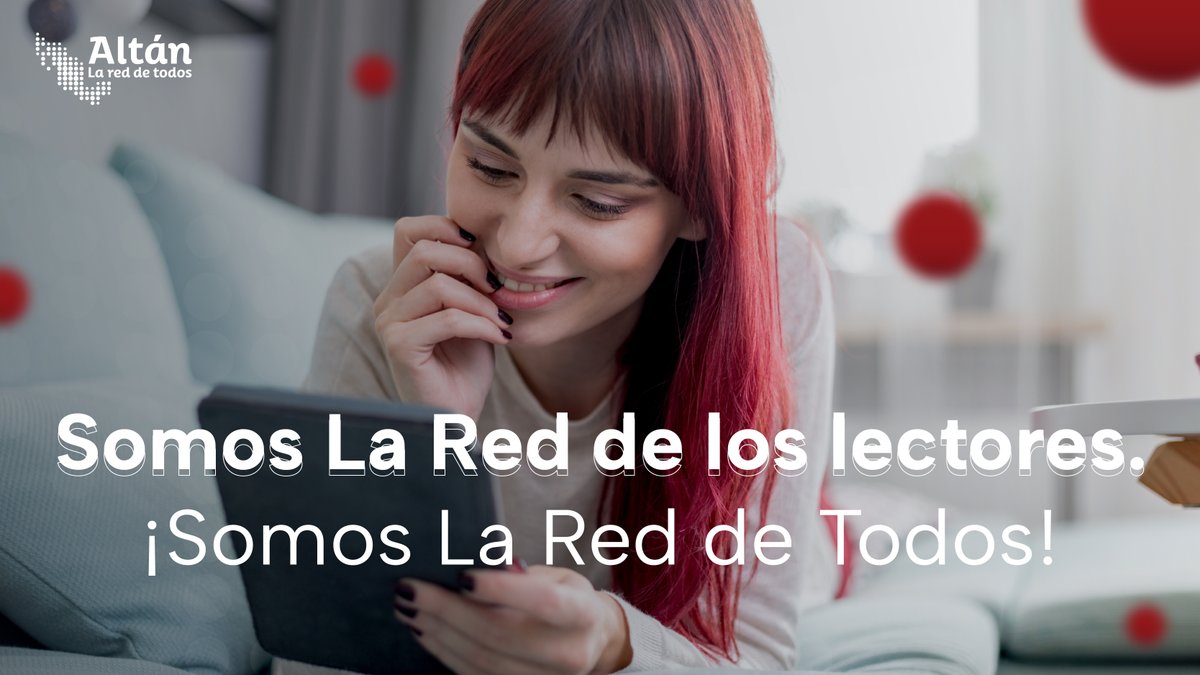 📚📲 Hoy celebramos el #DíaDelEbook con quienes no se desconectan…ni de la historia que están leyendo.​
Nuestra señal convierte tus dispositivos en tu biblioteca portátil. Con #LaRedDeTodos, lleva siempre tu lectura virtual.
​Conéctate con nuestros OMV: bit.ly/3LQr0PI