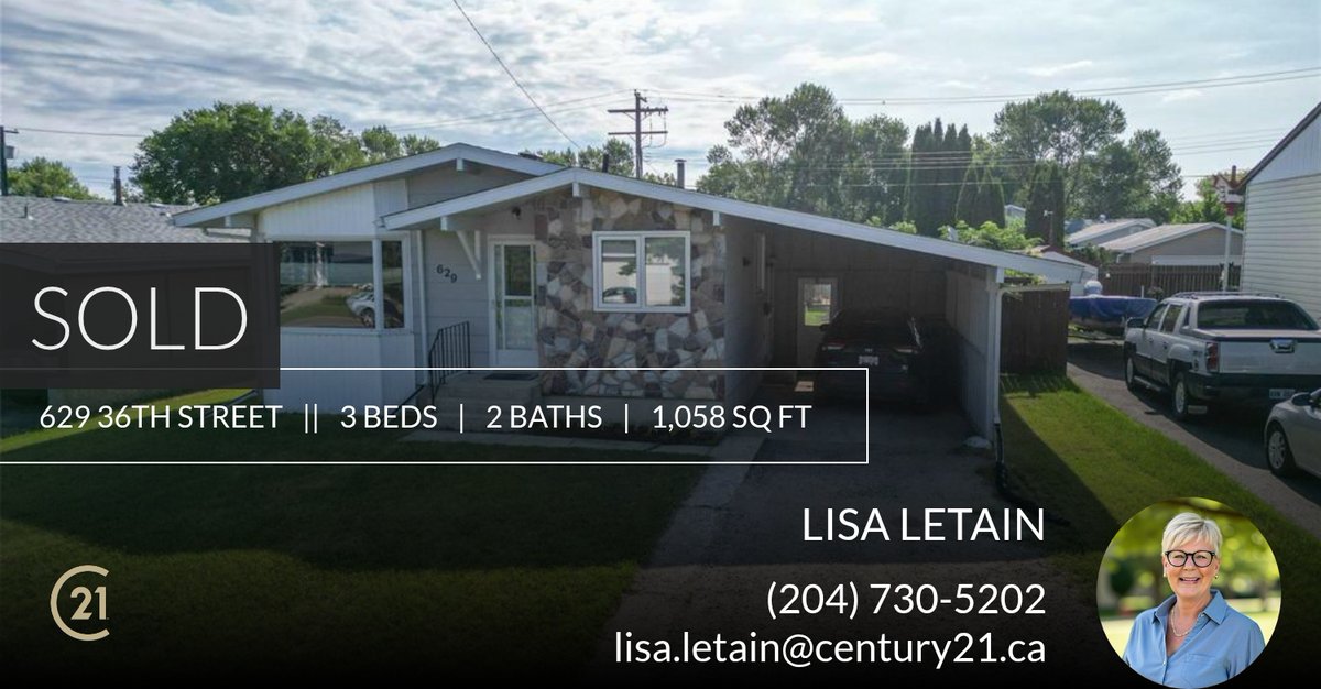 LisaLetain's tweet photo. If you're considering selling your home, we should talk! Take a look at this recently sold listing in BRANDON! Give me a call at (204) 730-5202 if you're ready to talk.

Kind Regards,

Lisa Letain
Realtor
Century 21 Westman... https://t.co/YAY9h5Ejn8 https://t.co/zcba3CBTZ3