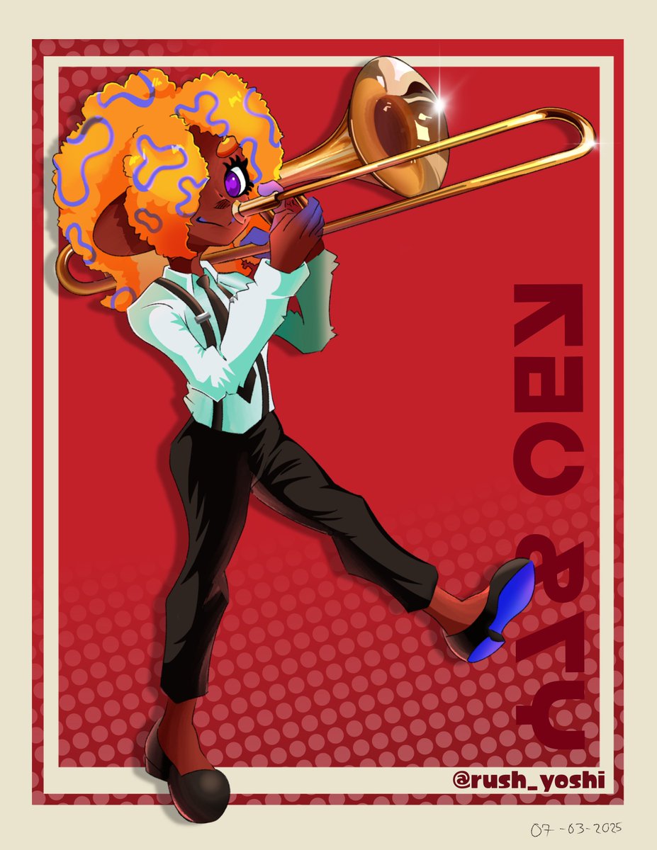 rush_yoshi's tweet image. Tao Blu appreciation art ππΆ #splatoon3 #splatoonart