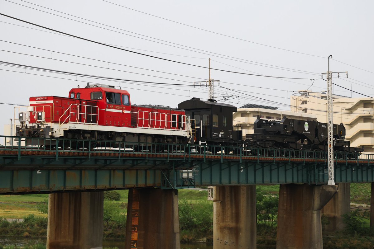 2025.07.05 ＊＊＊＊レ DD200-21 ヨ8629 シキ801 すっきりしないお天気