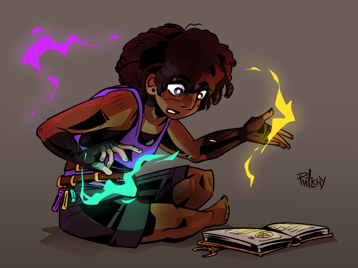 philchy's tweet image. Attack on @cresteliaa 👊🏿💥
#artfight #artfight2025 #teamfossils