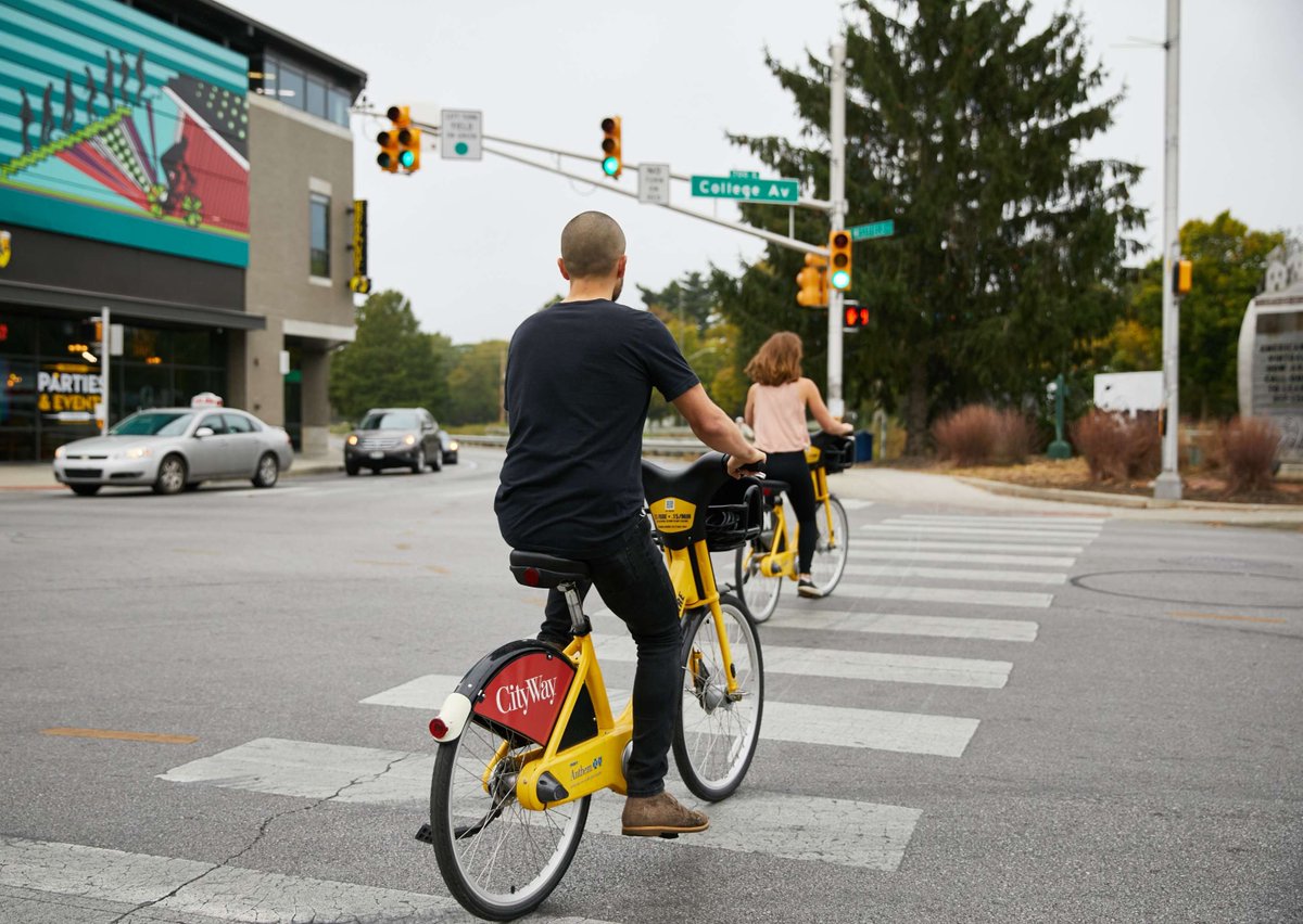 Farmer's market?🛍️ Brunch? 🥞 Exercise? 🚴⁠
⁠
Where is Pacers Bikeshare taking you this weekend?⁠ Tell us in the comments! ⤵️