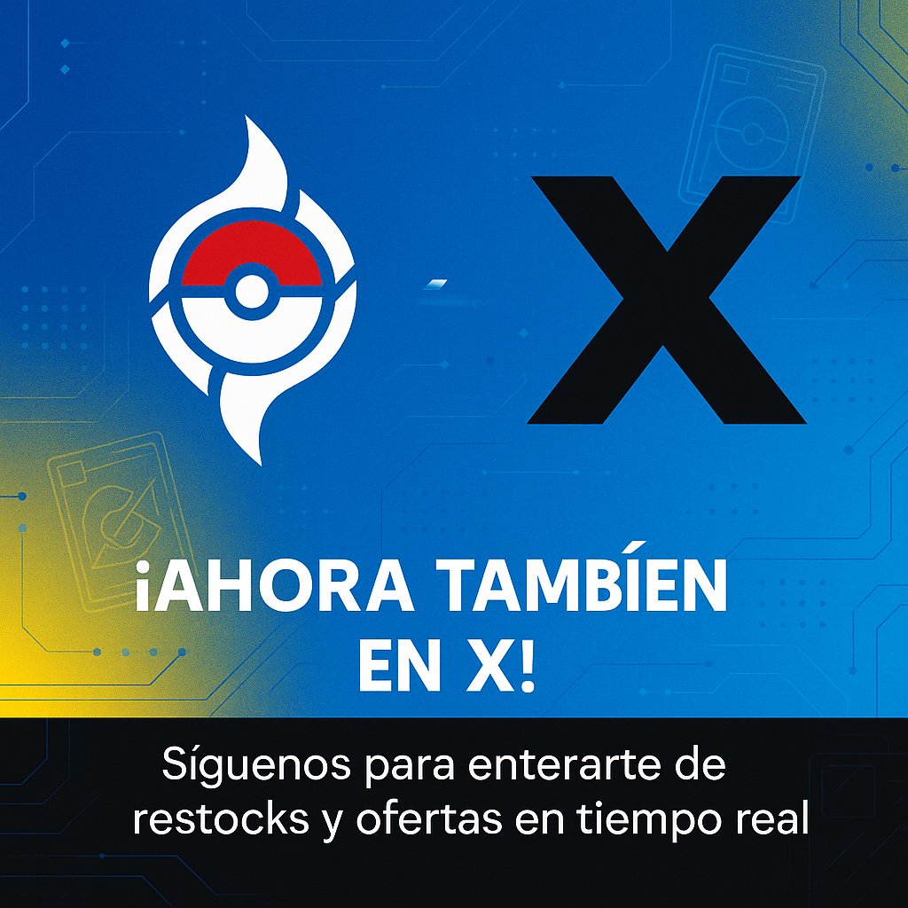 tcg_tracker's tweet photo. 🚀 Imprescindible para los aficionados al Pokémon TCG: seguimiento de productos TCG al instante.
📊 Recibe alertas de restock, noticias y análisis de precios al momento.
🎮 Únete a nuestro Discord de +200 entrenadores para no perderte ninguna oportunidad https://t.co/mjOU4QQILj https://t.co/AiiGpVopJR
