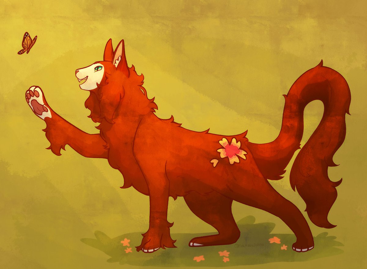 PinkRabbitArts's tweet image. Yesterday’s af attack for @ Mae_Flowers
Was really fun doing this and their designs are so prettyyyy

#artfight2025