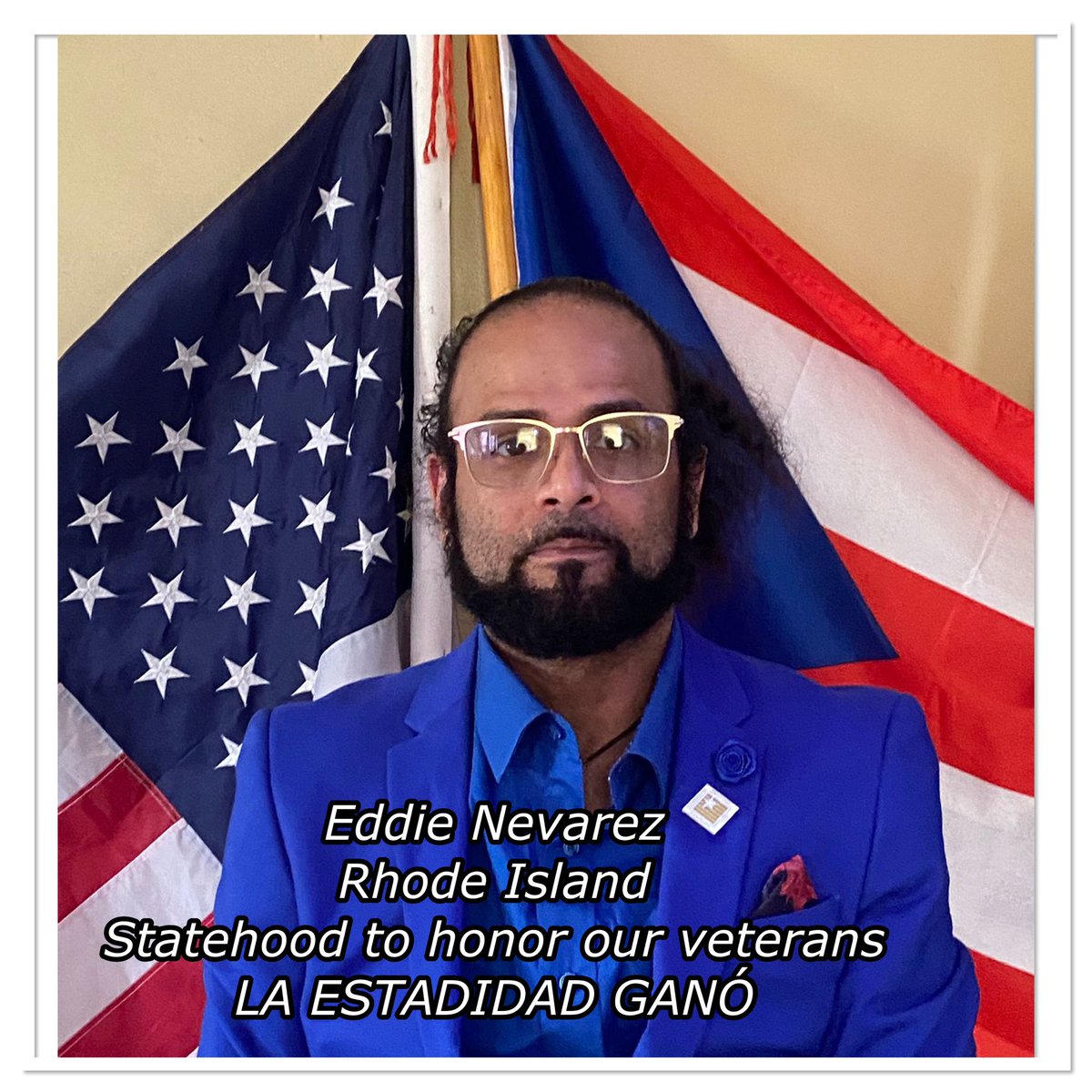 delegates51's tweet image. From the states…
Statehood is helping to build the Nation.
Eddie, Rhode Island
Vivian and Simon, Texas
LA ESTADIDAD GANÓ