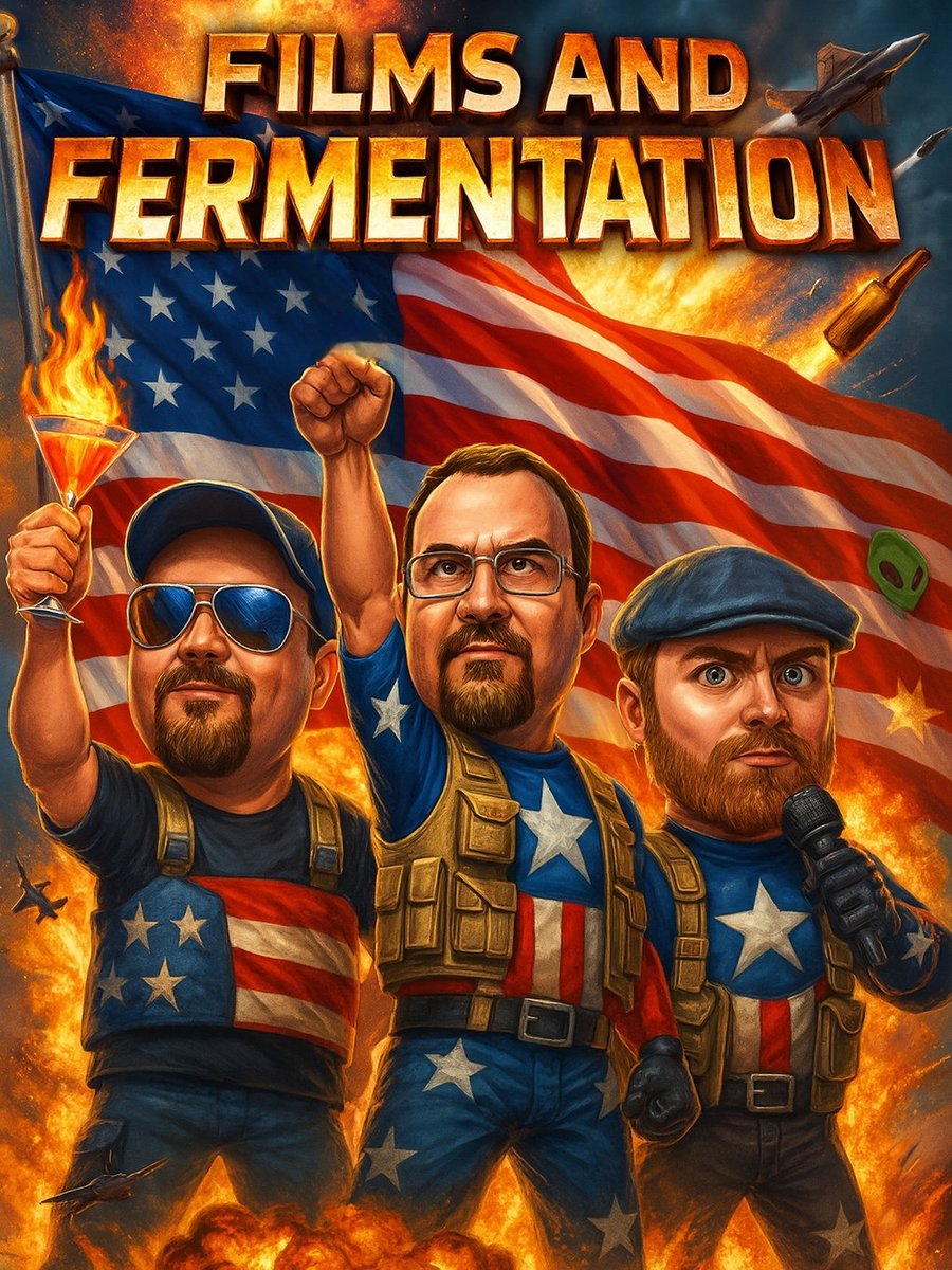 FilmsandFermentation (@filmsferment) on Twitter photo Happy 4th! New episode dropping 7/8. "America Saves the World" movie draft featuring Kevin & Jason of the K, J, & A Podcast! #podnation #beer #alcohol #movies #ComingSoon #IndependenceDay #july4th2025 <a href="/PodNationPods/">PodNation</a> <a href="/PodnationTv/">PodNation TV</a> <a href="/KJandApodcast/">Kevin and Jason</a> Happy 4th! New episode dropping 7/8. "America Saves the World" movie draft featuring Kevin & Jason of the K, J, & A Podcast! #podnation #beer #alcohol #movies #ComingSoon #IndependenceDay #july4th2025 <a href="/PodNationPods/">PodNation</a> <a href="/PodnationTv/">PodNation TV</a> <a href="/KJandApodcast/">Kevin and Jason</a>