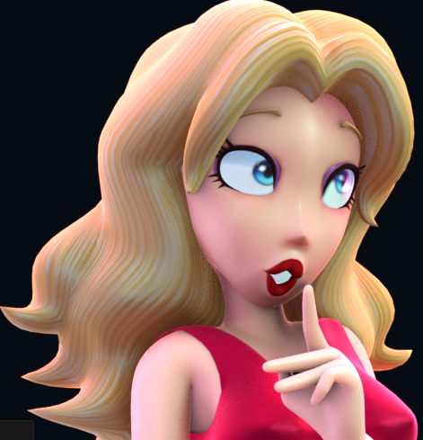 testing the rig on my Pauline model. Not finished yet but I love current results so far.

#b3d #blendereevee