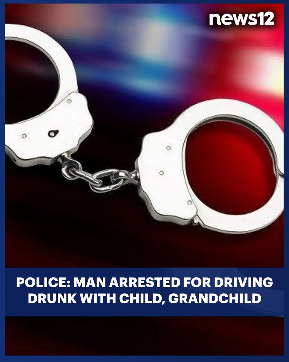 ARREST MADE: A man was arrested last night for driving drunk with his child and grandchild inside the vehicle in Lake Grove, police say. Police say he was charged with aggravated DWI. - bit.ly/40v7gsM