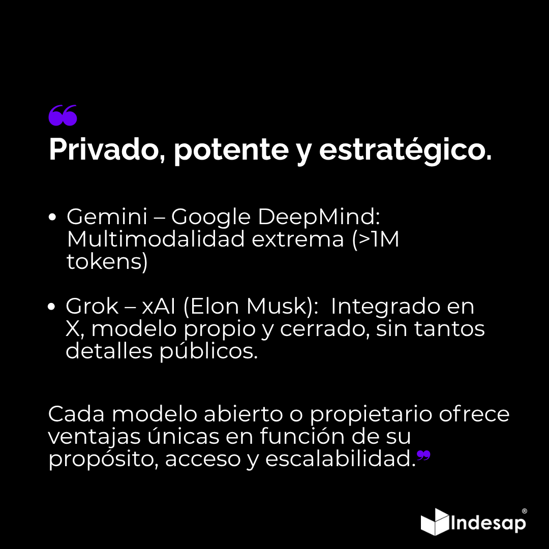 Indesap's tweet photo. 📊 Lo mejor en IA 2025:
GPT‑4.5, DeepSeek, Claude, Gemini, LLaMA.
¿Ya estás usando alguno?
#LLMs #IA #TechNews https://t.co/VsRAiLo5sf