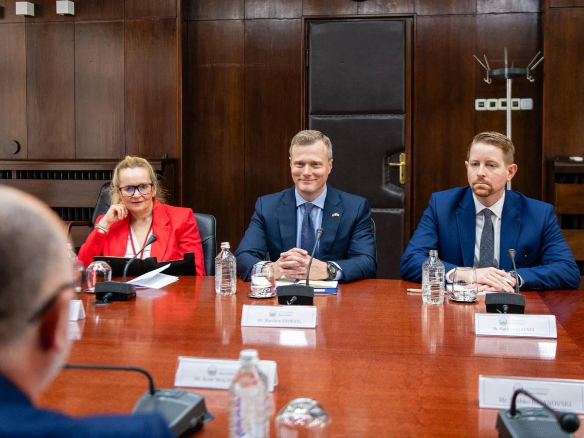 MatthewKroenig's tweet image. It was a pleasure to visit North Macedonia last week for meetings on US and allied strategy to address global security challenges. Thanks to @StateDept for hosting.