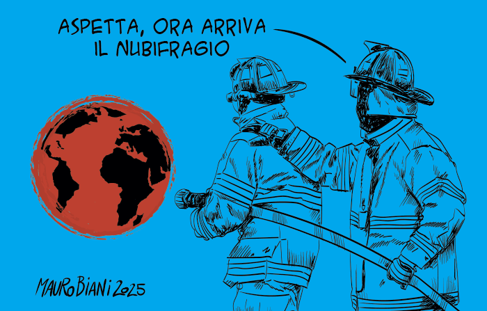 nonsonpago1's tweet photo. #Aspetta, ora arriva il #nubifragio
#Biani !❣️
Terribilmente bella, grazie Mauro.💔
La #Terra è in #fiamme ma noi #aspettiamo...inesorabilmente...più #poveri e #incoscienti.🤬
#CambiamentoClimatico
#ClimateEmergency
#ClimateCrisis
#Climate
@maurobiani
@repubblica https://t.co/z0EwrxQY0H