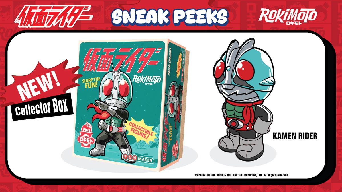 KamenRider_EN's tweet image. 🚨Just announced at Anime Expo: Kamen Rider figures are officially in the works with Rokimoto!
Stay tuned for more updates!
#KamenRider #tokusatsu #Rokimoto #AnimeExpo