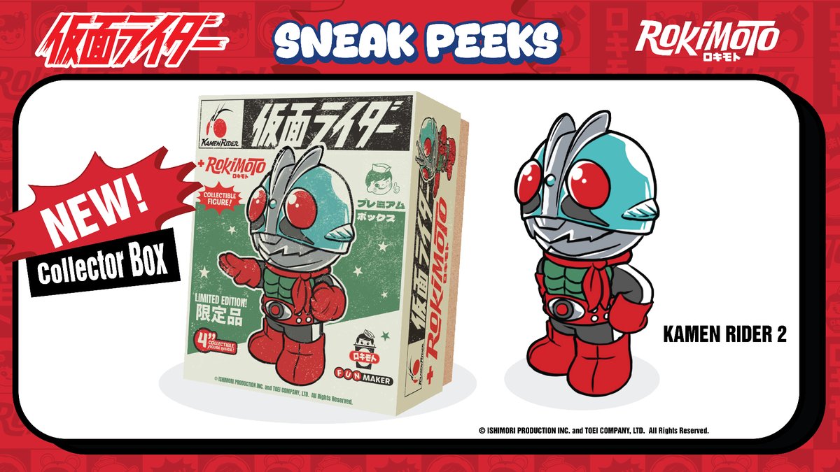 KamenRider_EN's tweet image. 🚨Just announced at Anime Expo: Kamen Rider figures are officially in the works with Rokimoto!
Stay tuned for more updates!
#KamenRider #tokusatsu #Rokimoto #AnimeExpo