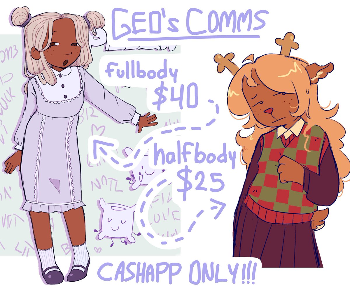 meowfountain's tweet image. opening these to help fund my next visit to see my gf.....! six slots in total.. it's +50% per extra character, i'll also reduce by 25% for non-colored art ! dm to discuss if interested