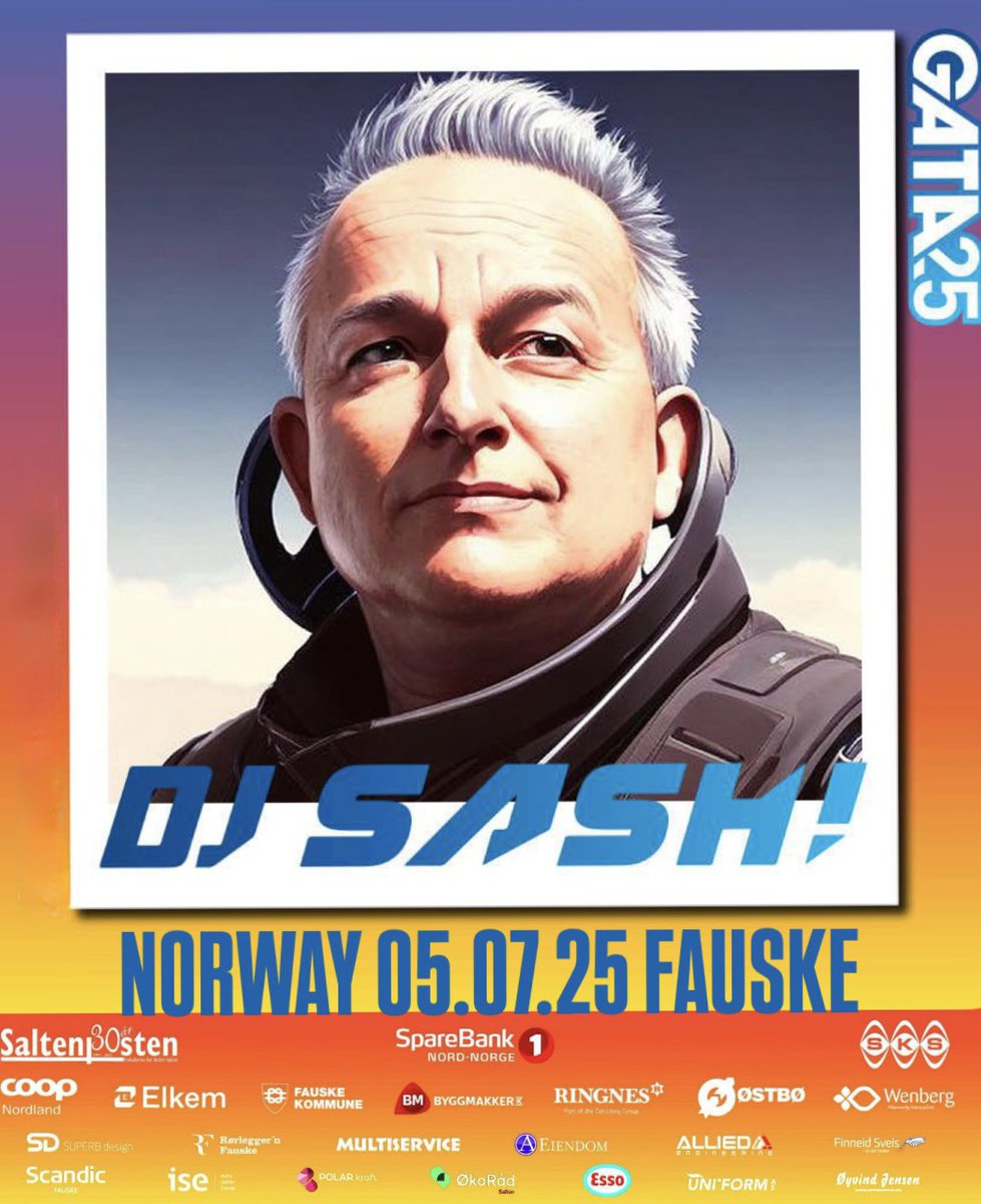 Hello Norway 🇳🇴 I see you today at Gatafestivalen 25 in Fauske ❤️‍🔥