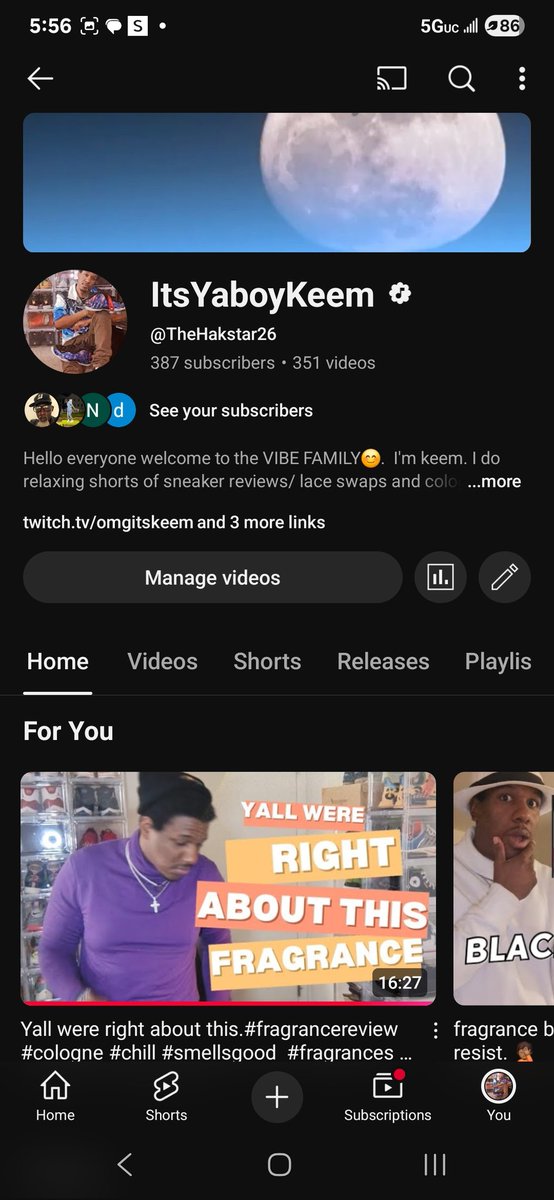 So close to 400 sub cant believe this man 🥹
