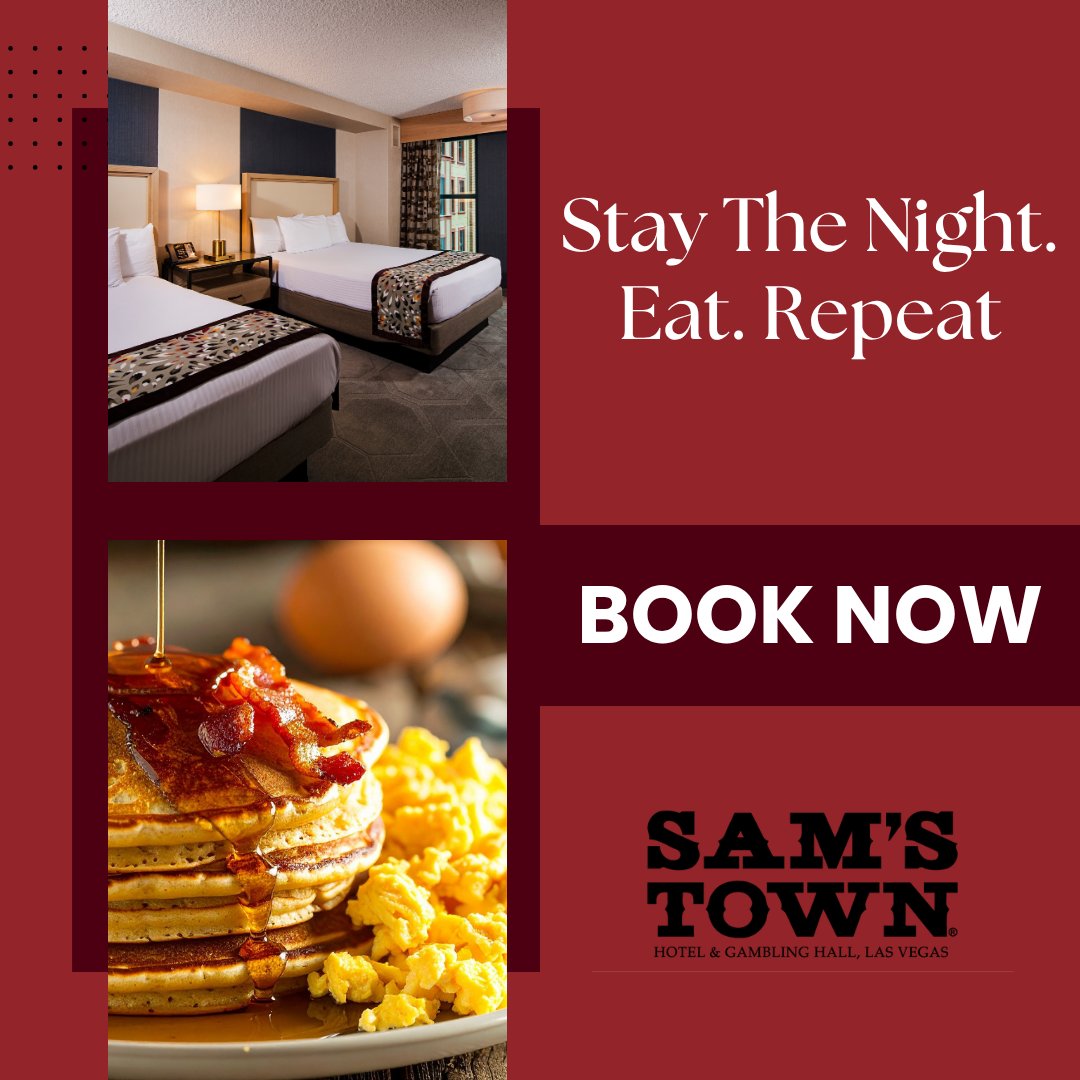 Stay with us on select nights and enjoy a $30 breakfast credit to Smokey Joe’s Cafe! Restrictions apply, see website for details: bit.ly/4ezSab7