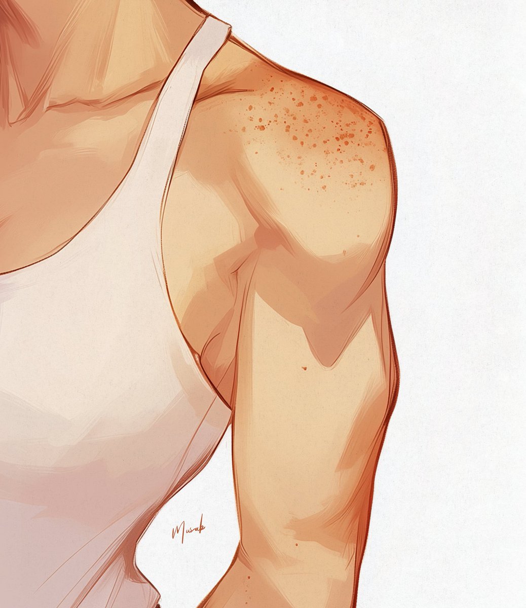 Musabillustrate's tweet photo. Handle with care? Nah, she can handle it (Commission) #fantasyart #fantasy #womenwithmuscle #dndcharacter #dndart #redhead #ginger #freckles #portraitart #visdev #characterartist #illustrationartists #fantasyillustration #charactercommission #dndcommission #girlpower #Procreate https://t.co/SL3dHXmn7U