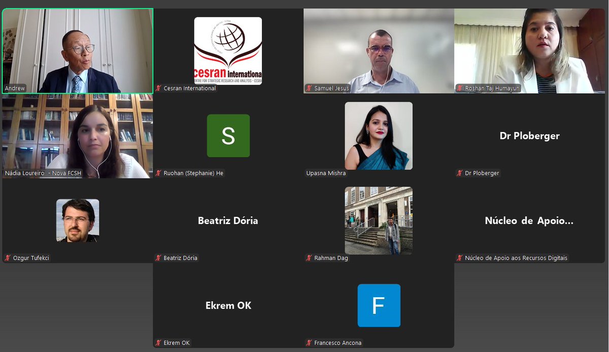 CESRANevent's tweet image. Panel 13: New Challenges in International Security

#CESRAN2025 – The 12th Annual Conference on International Studies on 01-05 July 2025 in Lisbon, Portugal.

#CESRANSociety