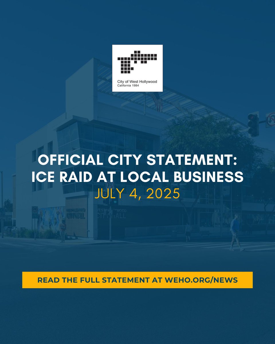 Read our full statement at weho.org/news