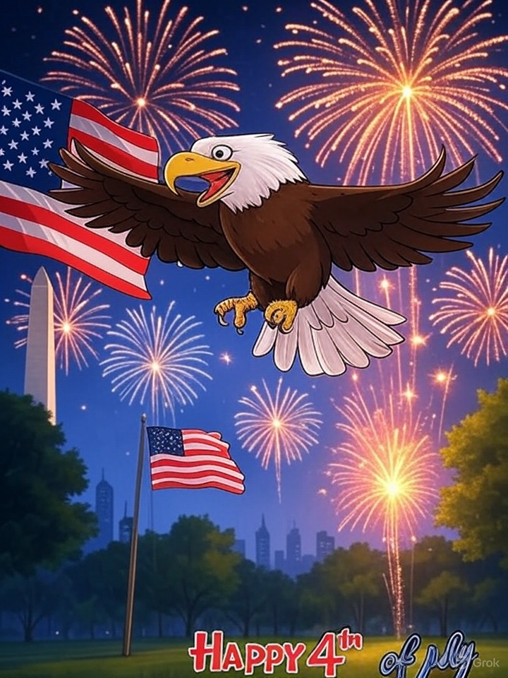 Happy Independence Day!  God Bless America.
