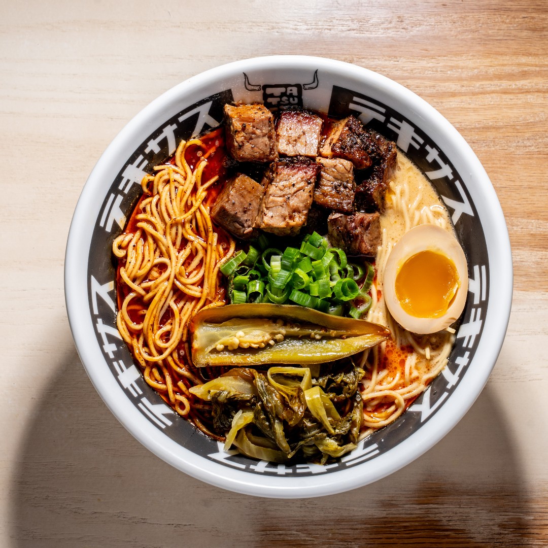 Texas Tonk is a ramen made for Texas.
Ramen’s always been regional, and this is our take on a Texas ramen. 
It’s a true Texas experience. Come get a taste. 🤠