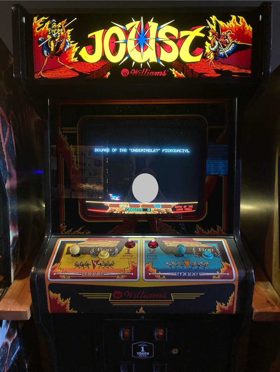 ABC18193689's tweet image. これらは名前は聞いた事がありましたが、初めて見ました。初期のハイスコア集計にもあったような。
#Joust  #Tapper
#Barcade