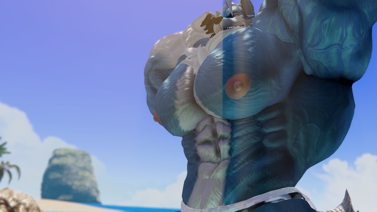 mmmfff nothing like standing at the beach and flexing for the locals.