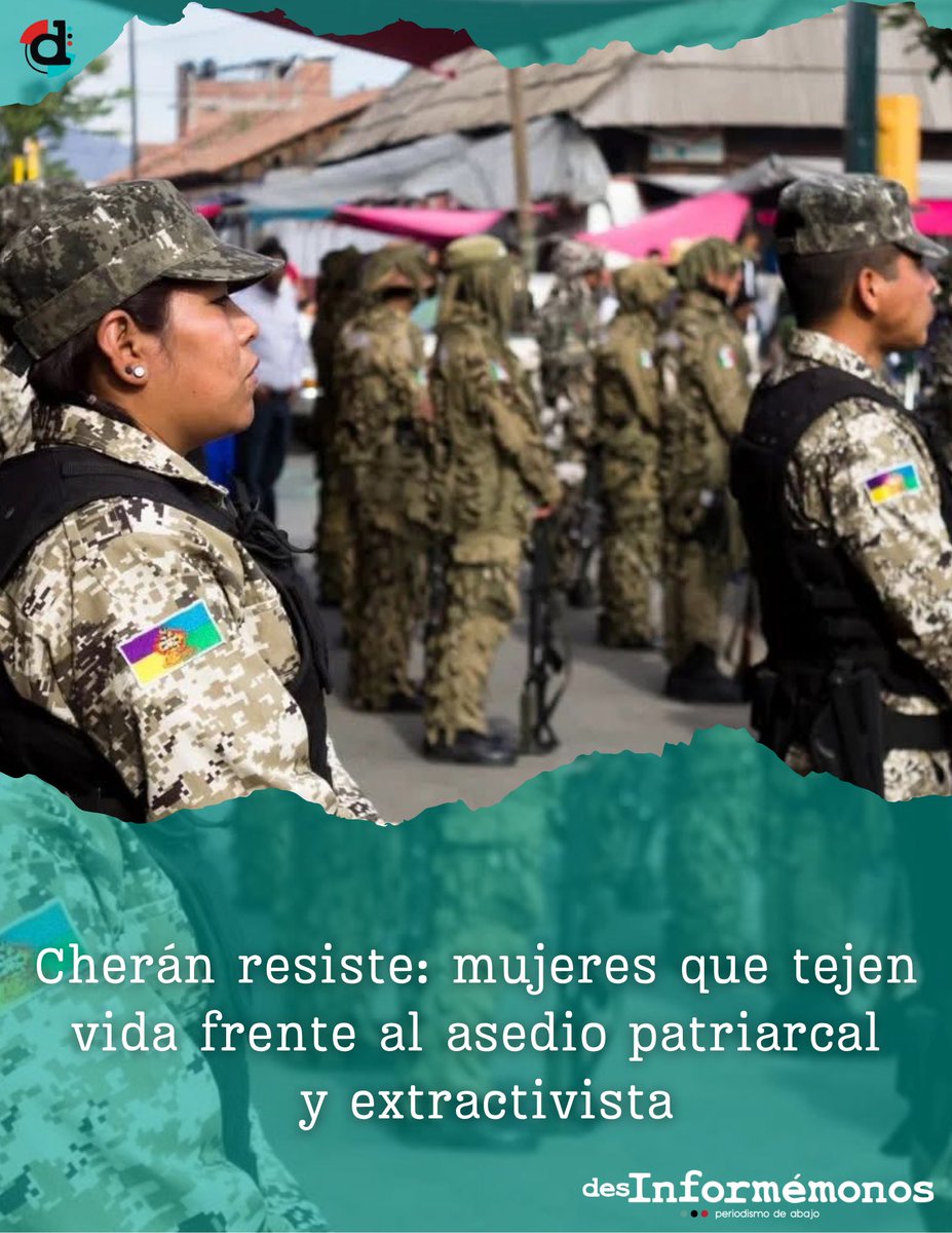 #Michoacán ✊| Cherán sigue en pie y con él, las mujeres que lo han hecho posible. Su verbo es la vida y su ejemplo es un faro para todos los territorios que aún resisten. buff.ly/HuLP4la