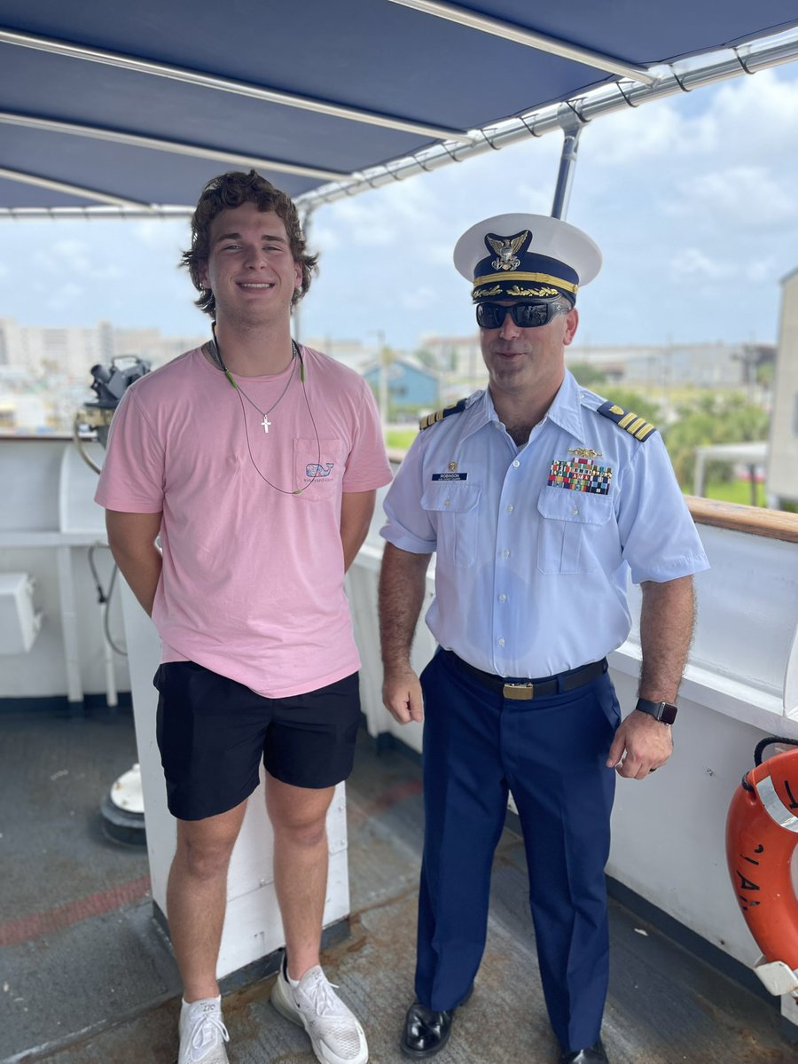 Cooper Dupuis ‘26 LB/DE/TE ✝️ (@cooperdupuis1) on Twitter photo I had an awesome tour of the Coast Guard Cutter Reliance today. Thank you <a href="/USCGAcademy/">U.S. Coast Guard Academy</a> for the invitation. I would also like to thank the ship’s Captain for taking the time to talk with me about Coast Guard life as well as the USCG Academy.
<a href="/USCGA_Football/">USCGA Football</a> <a href="/CoachCCGrant/">CC Grant</a> I had an awesome tour of the Coast Guard Cutter Reliance today. Thank you <a href="/USCGAcademy/">U.S. Coast Guard Academy</a> for the invitation. I would also like to thank the ship’s Captain for taking the time to talk with me about Coast Guard life as well as the USCG Academy.
<a href="/USCGA_Football/">USCGA Football</a> <a href="/CoachCCGrant/">CC Grant</a>